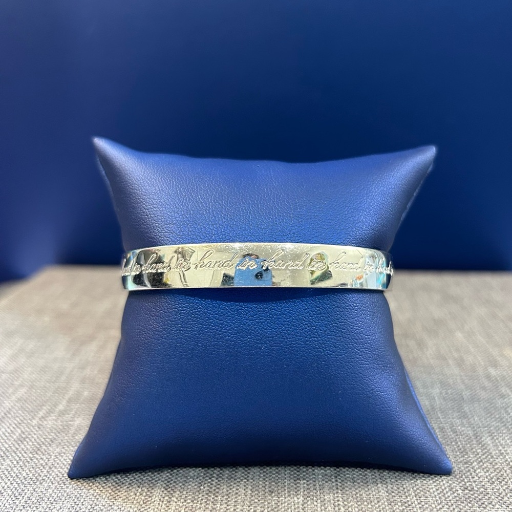 Kate Spade ♠️ THERES STRENGTH IN NUMBERS Idiom Bangle Bracelet